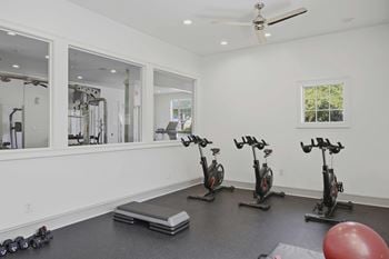 State of the art fitness center with spin room